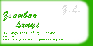 zsombor lanyi business card